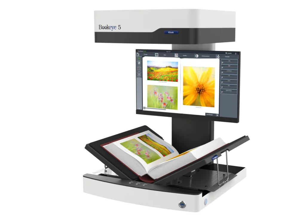 Un scanner de livre A3+ compact, très facile d'utilisation et particulièrement abordable pour une résolution haute définition. Le modèle de base pour une utilisation régulière livres et documents. Positionnement des documents en V  idéale pour les documents fragiles ou à plat pour une plus grande surface de numérisation.